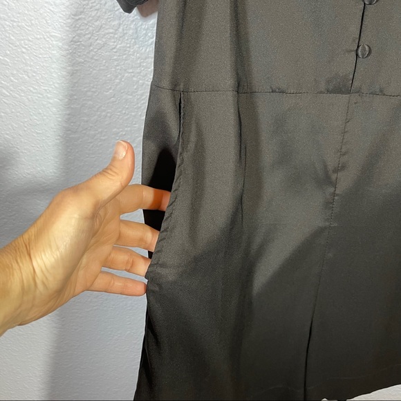 Asturo Tayama Japanese Designer Silk & Lace Romper - Picture 5 of 11